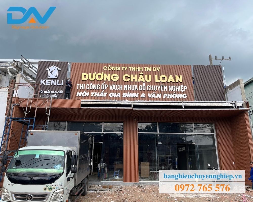 Bảng hiệu tôn sóng