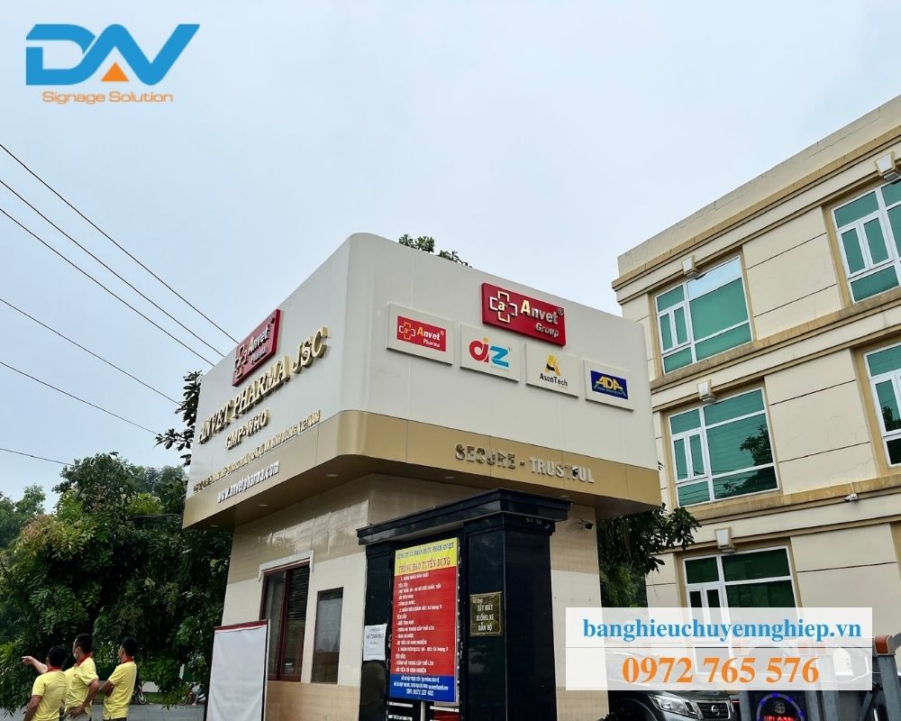 Bảng hiệu quảng cáo Bình Dương sau khi hoàn thành thi công